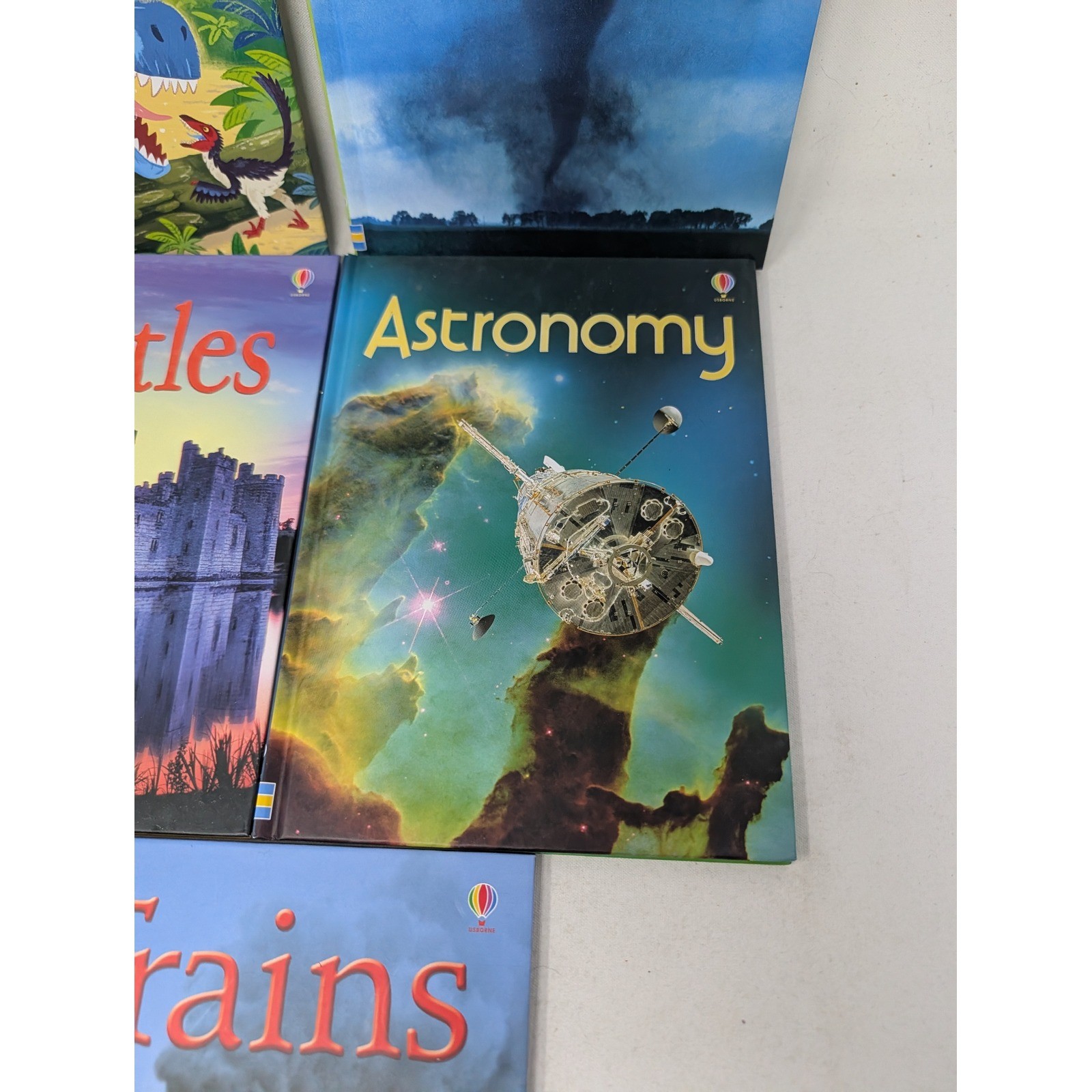 Usborne Beginners Books Lot of 8 Hardcover Dinosaurs Animals Astronomy Trains