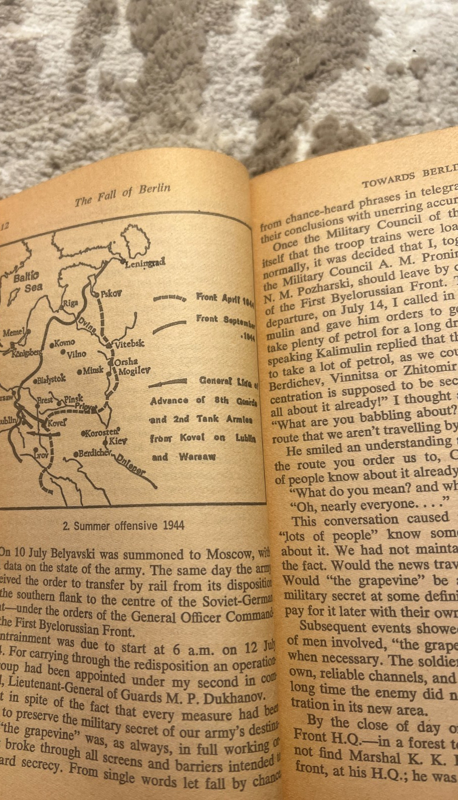 The Fall Of Berlin Military History Paperback Book by Marshal Vasili I. Chuikov