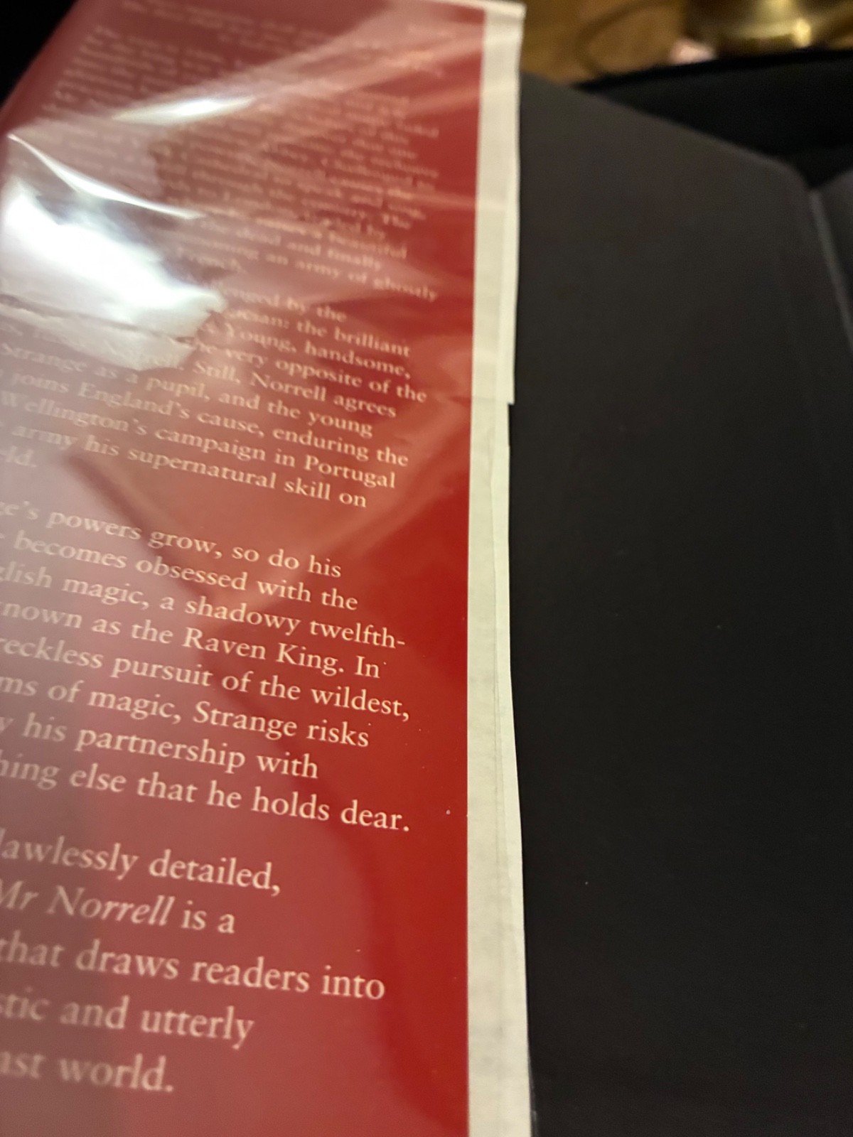 Jonathan Strange & Mr Norrell Susanna Clarke Hardcover 8th Print Red Dust Jacke