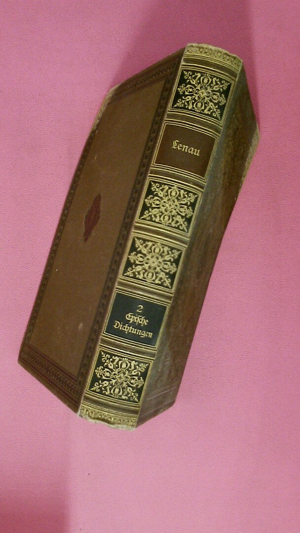 248657 Carl Hepp LENAUS WERKE – BAND 2 Epische Dichtung HC +Goldprägung