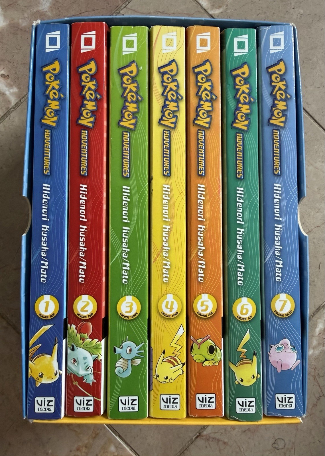 Pokémon Adventures Red and Blue Box Set (Set Includes Vols. 1-7) by Hidenori…