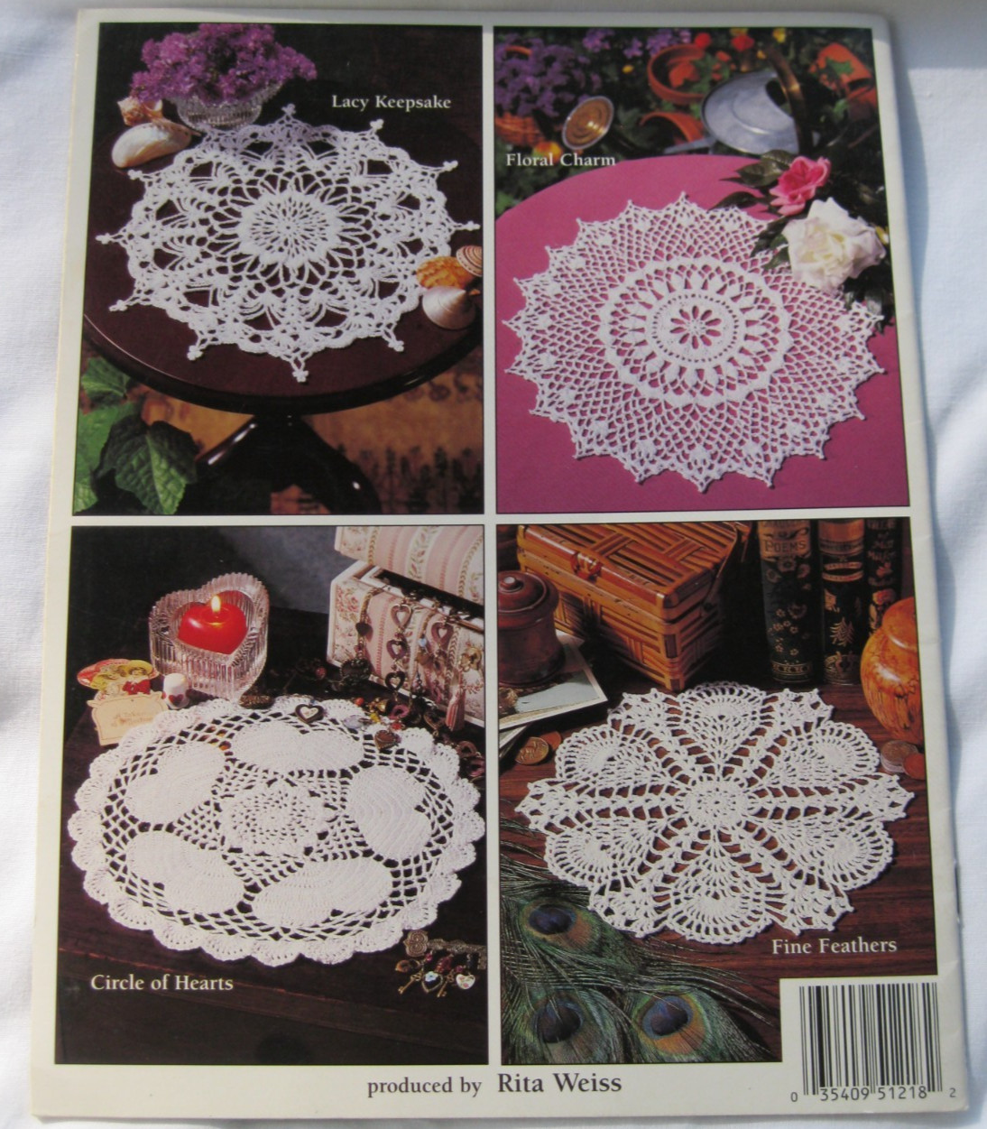AMERICAN SCHOOL OF NEEDLEWORK PRETTY DOILIES CROCHET BOOKLET 1218 DELSIE RHOADES