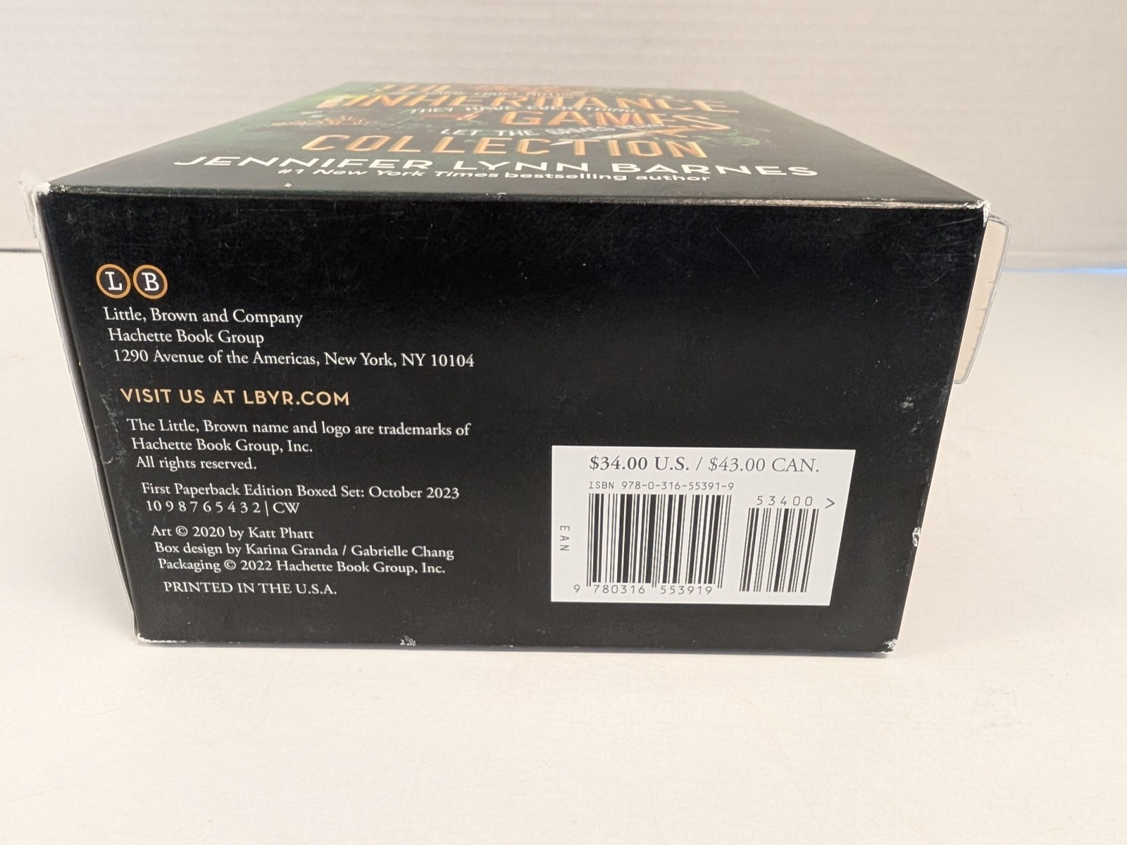 Jennifer Lynn Barnes The Inheritance Games Collection 3-Book Box Set Paperback