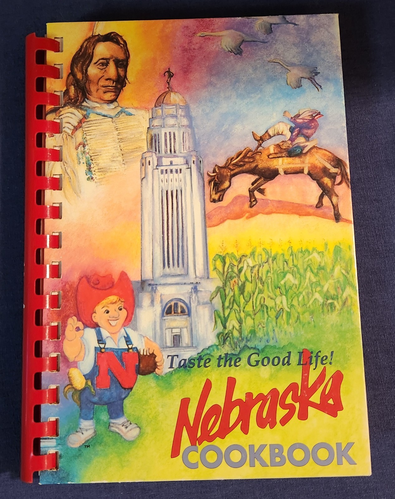 Nebraska Cookbook Taste the Good Life 1991 Leafie Mae’s Kitchen Kearney NE