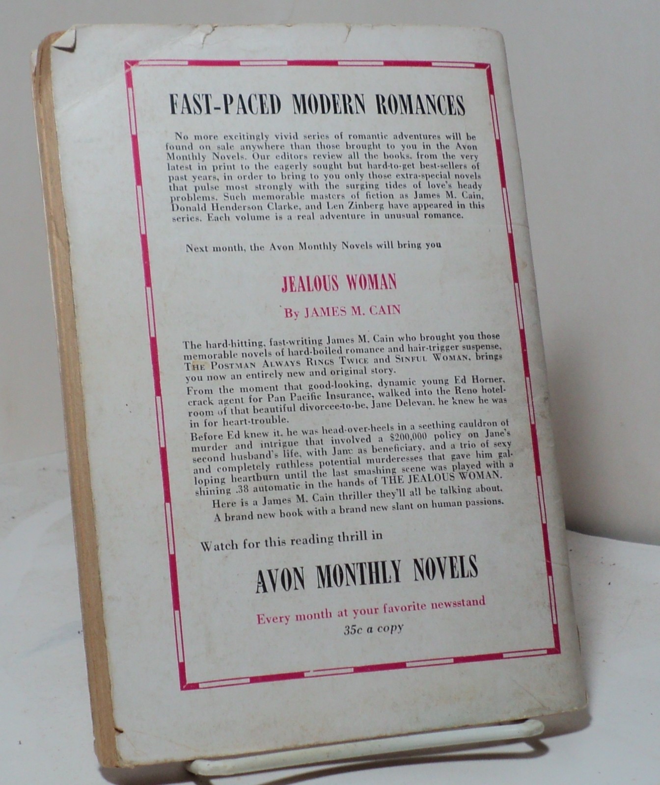 Millie’s Daughter by Donald Henderson Clarke – Avon 16 – 1950