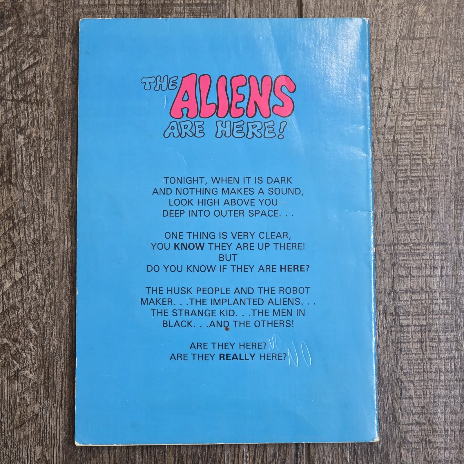 The Aliens are Here! Target Earth Softcover Book DJ Arneson 1980 Sci Fi Horror