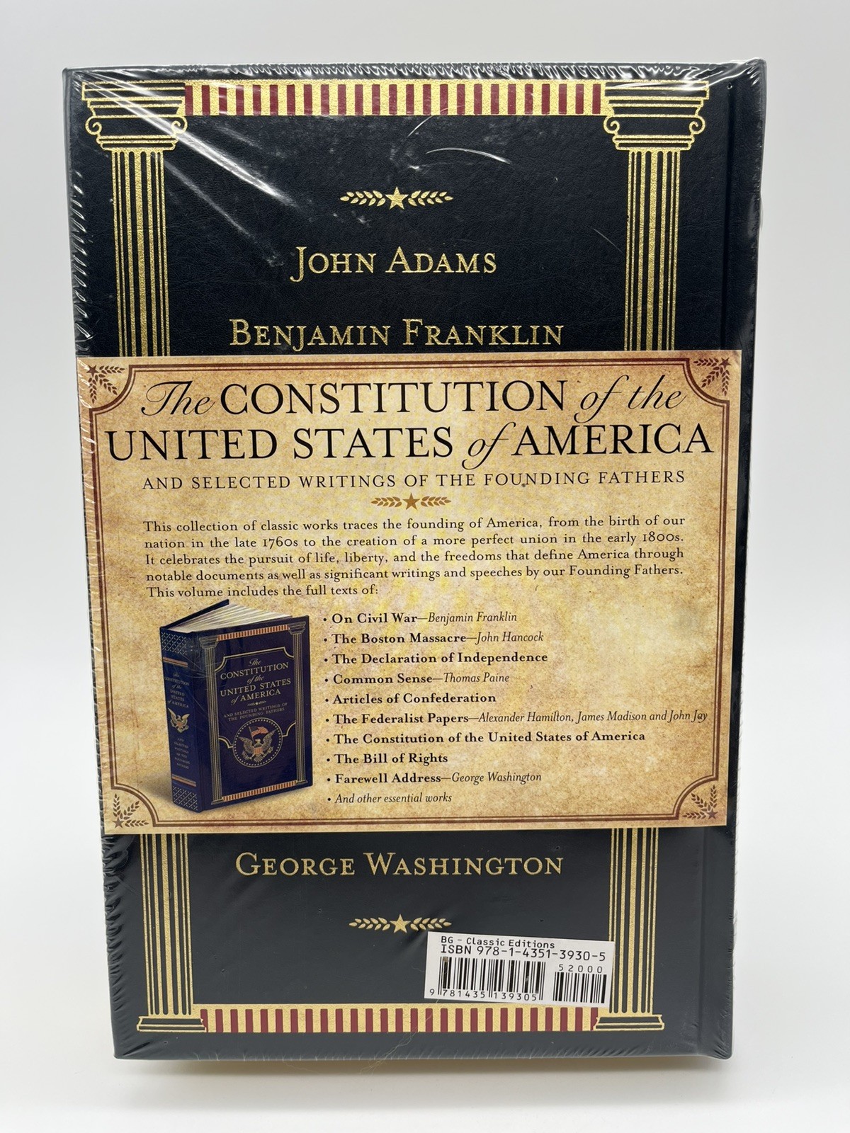 THE CONSTITUTION OF THE UNITED STATES OF AMERICA, FEDERALIST PAPERS.. NEW SEALED