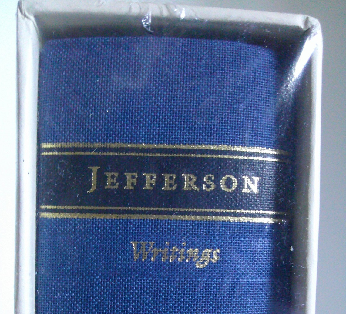 Library of America: Thomas Jefferson “Writings” – HARDCOVER – SLIP CASED