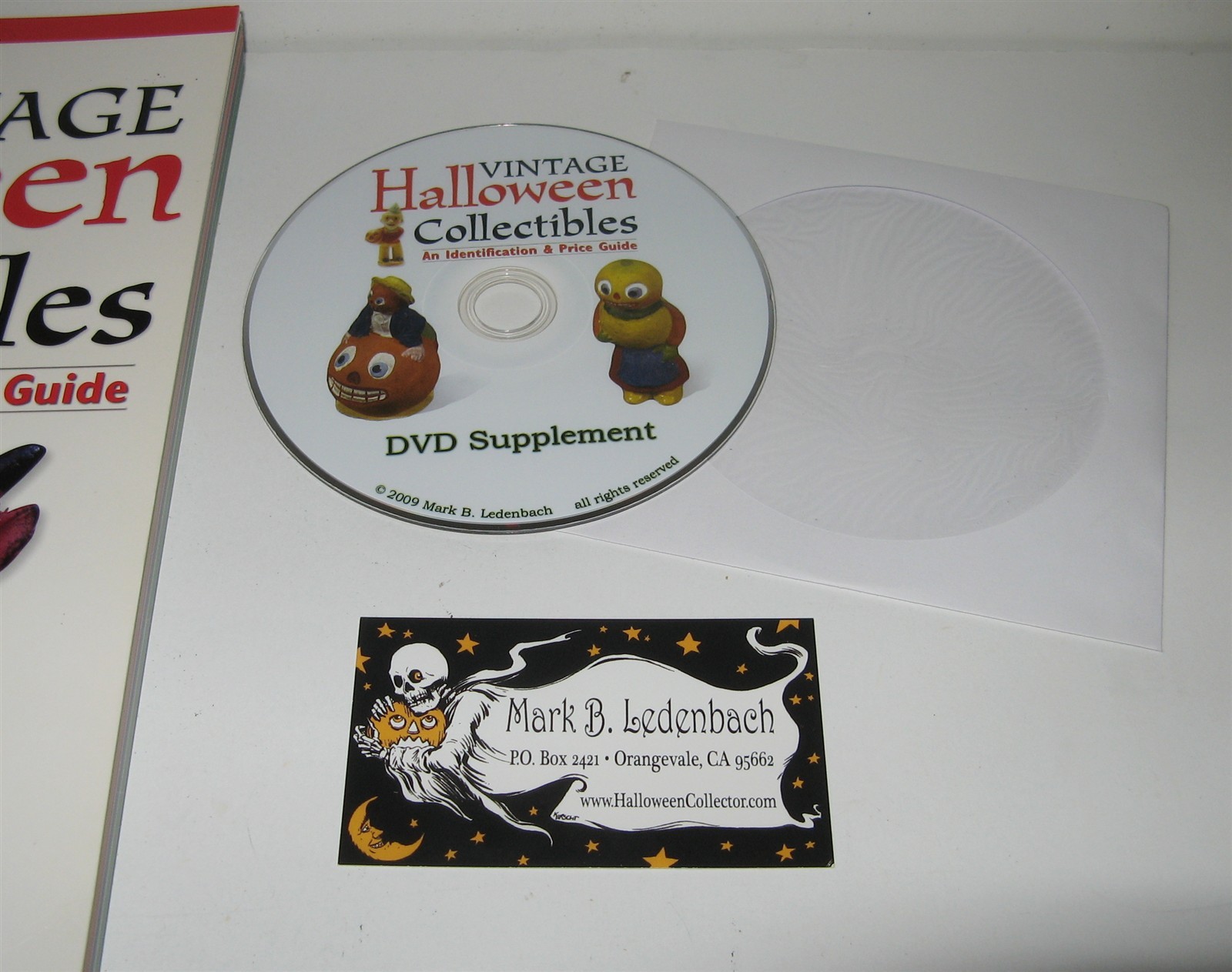 Vintage Halloween Collectibles Ident./Price Guide M. Ledenbach 2nd Signed w/DVD
