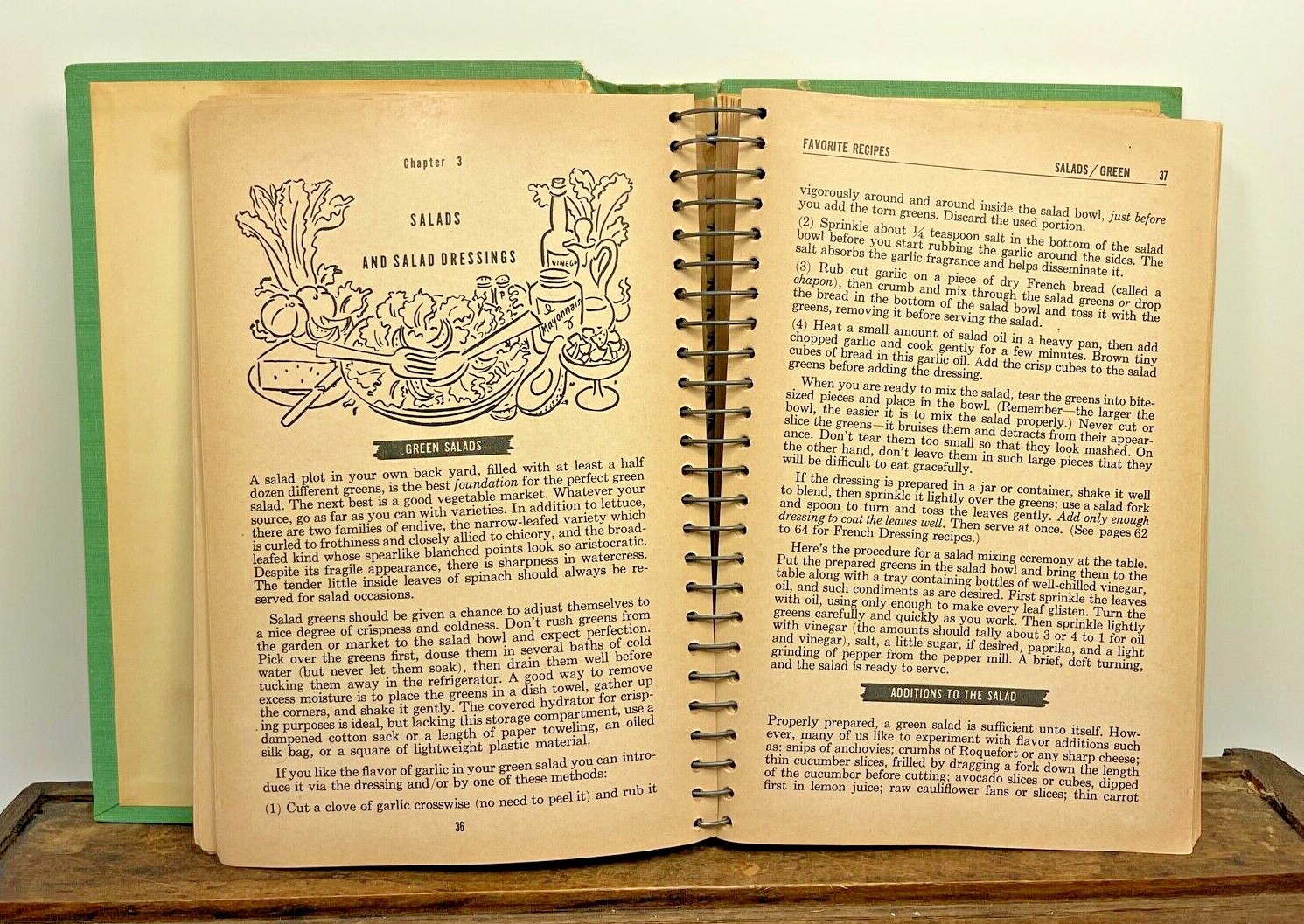 1952 The Sunset Spiral CookBook Great Recipes HB 415 Pages