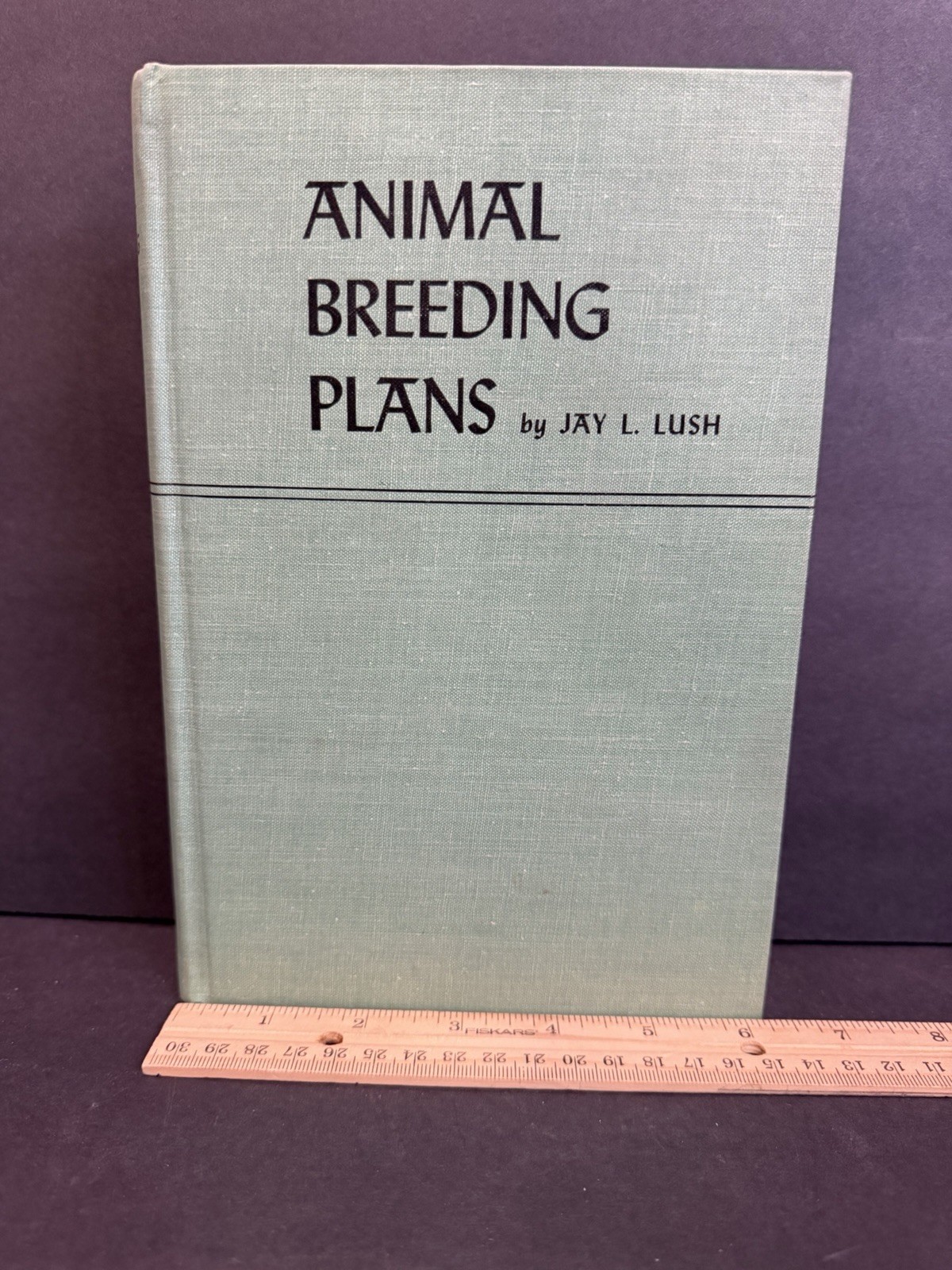 Animal Breeding Plans Jay L. Lush Third Edition Hardcover Iowa State Press