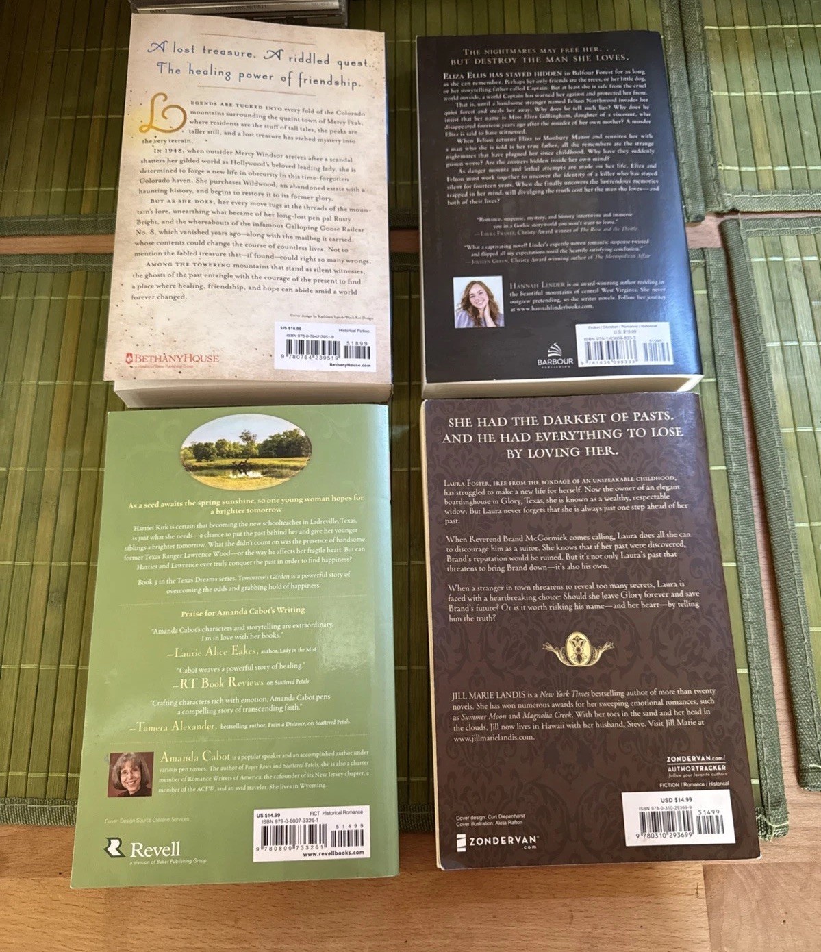 4 Different Authors Historical Regency Romantic Paperback Books 1800s