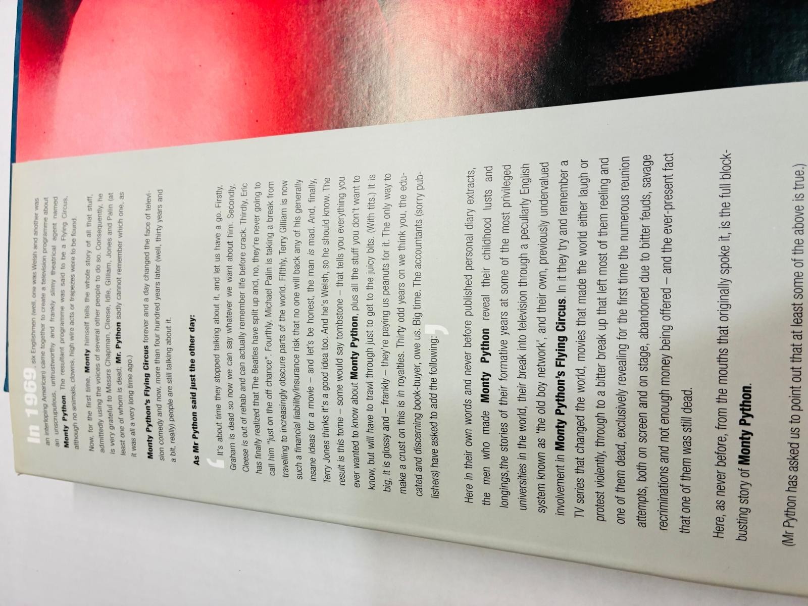 The Pythons & Python Flying Volume #4″ released by A&E in 1999 Book / DVD