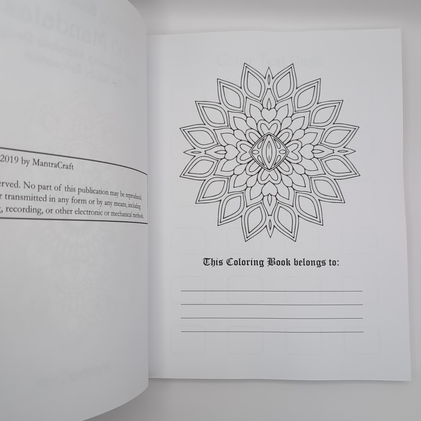Coloring Book for Adults: 100 Mandalas: Stress Relieving Mandala Designs for Adu