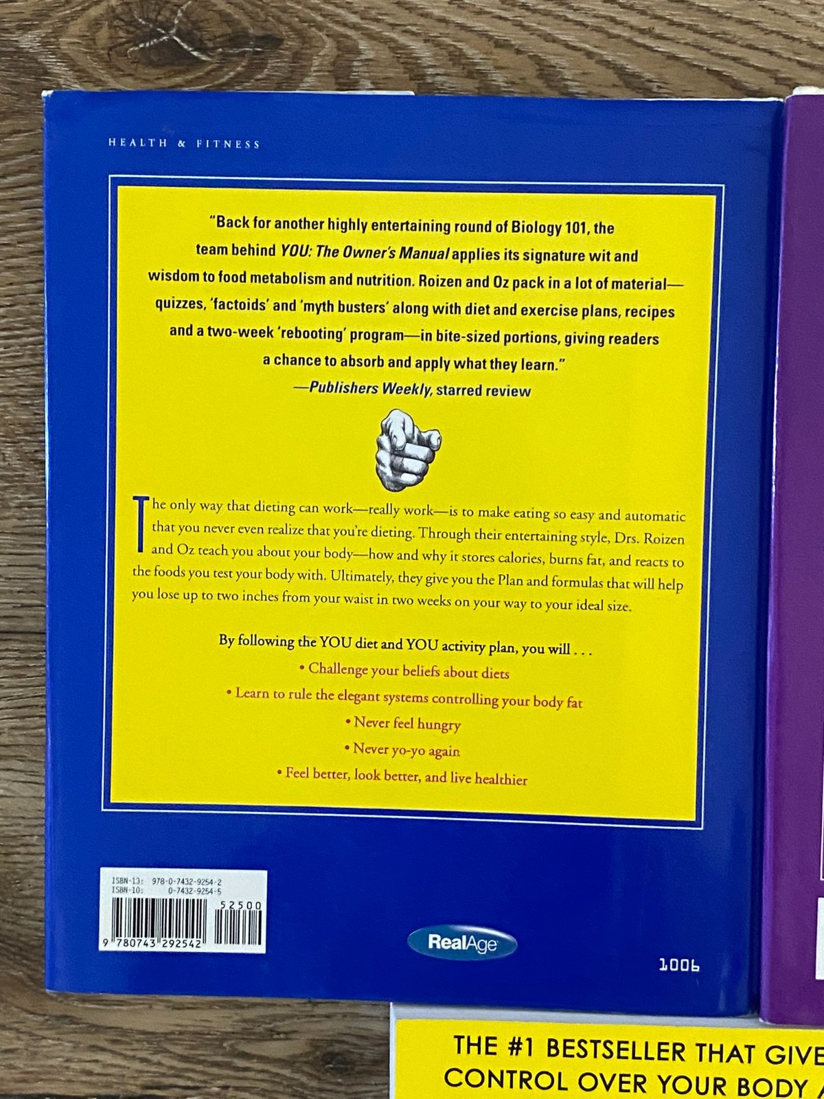 Lot of 3 “You” books by Dr. Oz & Dr. Roizen “Being Beautiful” “You on a Diet”..