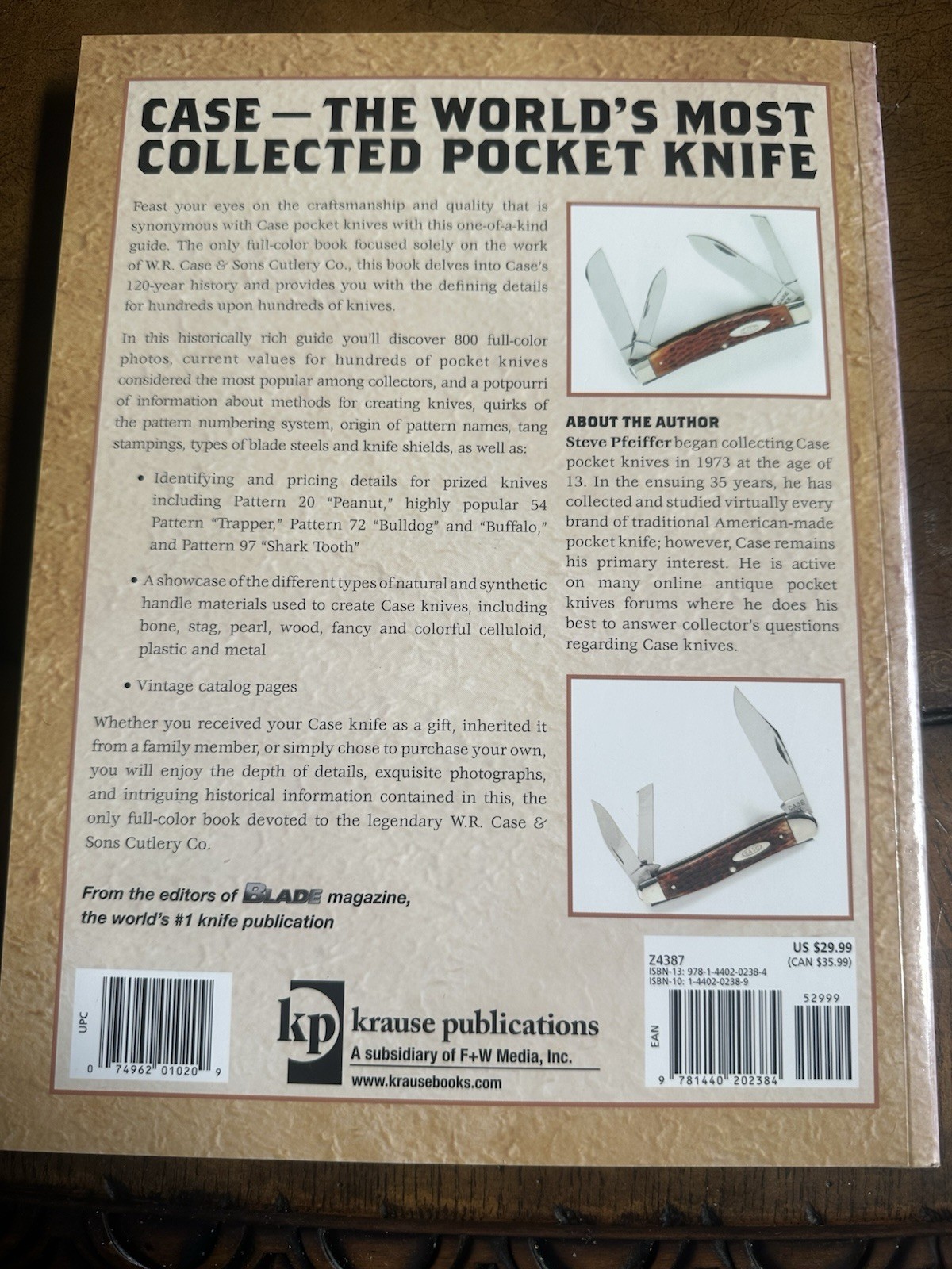 Collecting Case Knives: Identification and Price Guide by Steve Pfeiffer