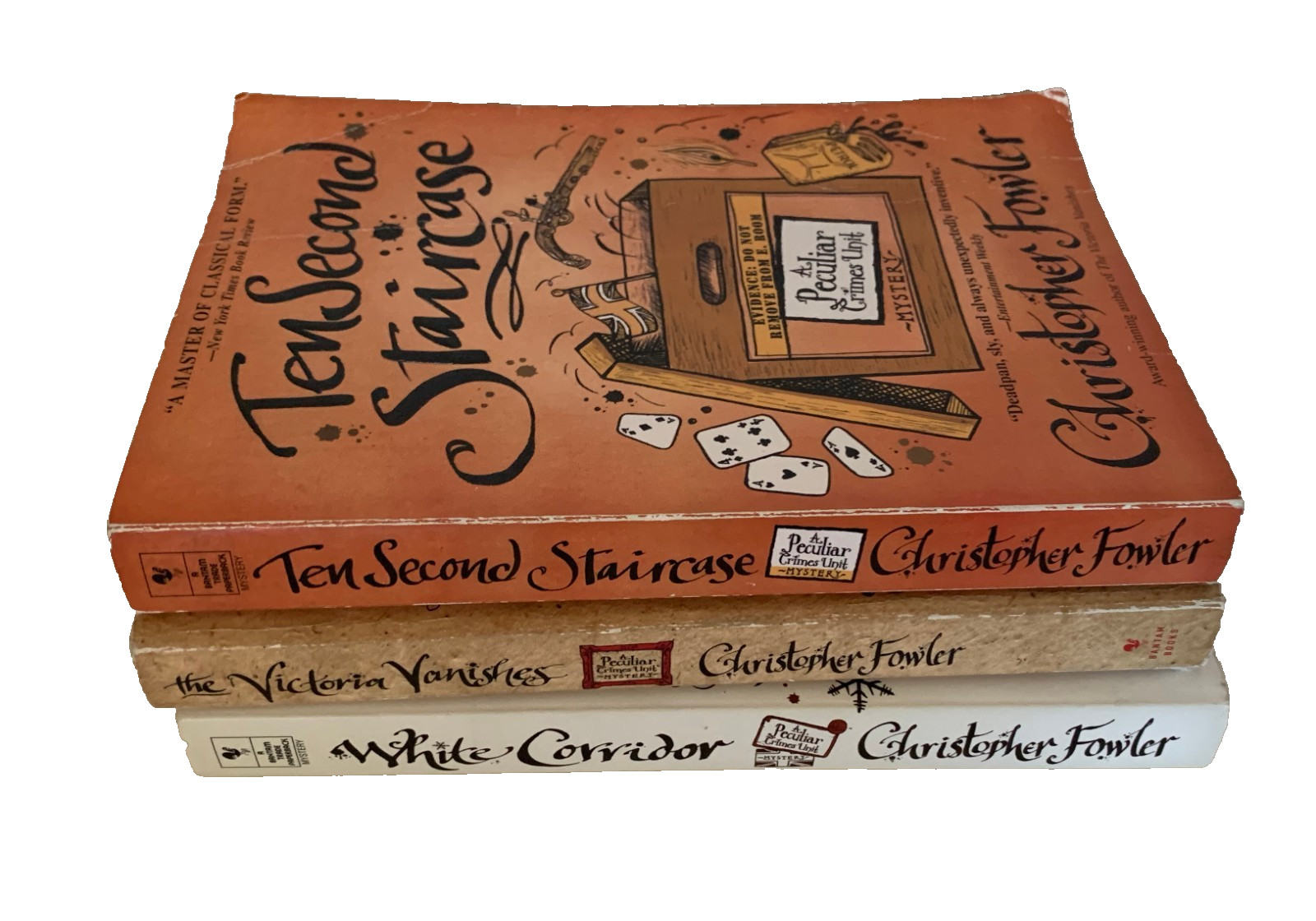 Lot Of 3 Christopher Fowler Mystery Novels Softcover