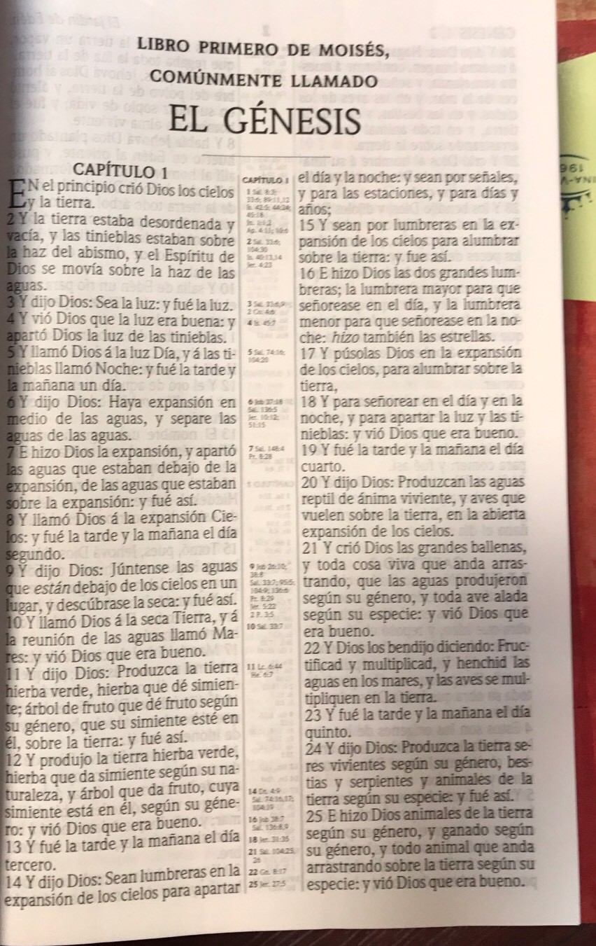 BIBLIA ANTIGUA VERSION CLASICA 1909 CON REFERENCIAS TAPA DURA NEGRO