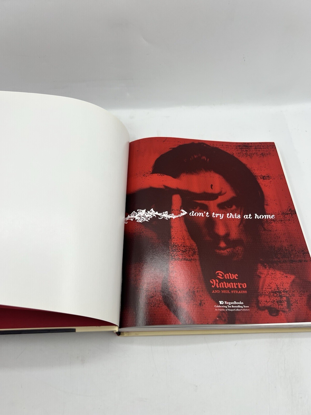 Don’t Try This at Home: A Year in the Life of Dave Navarro 1st Edition/1st Print