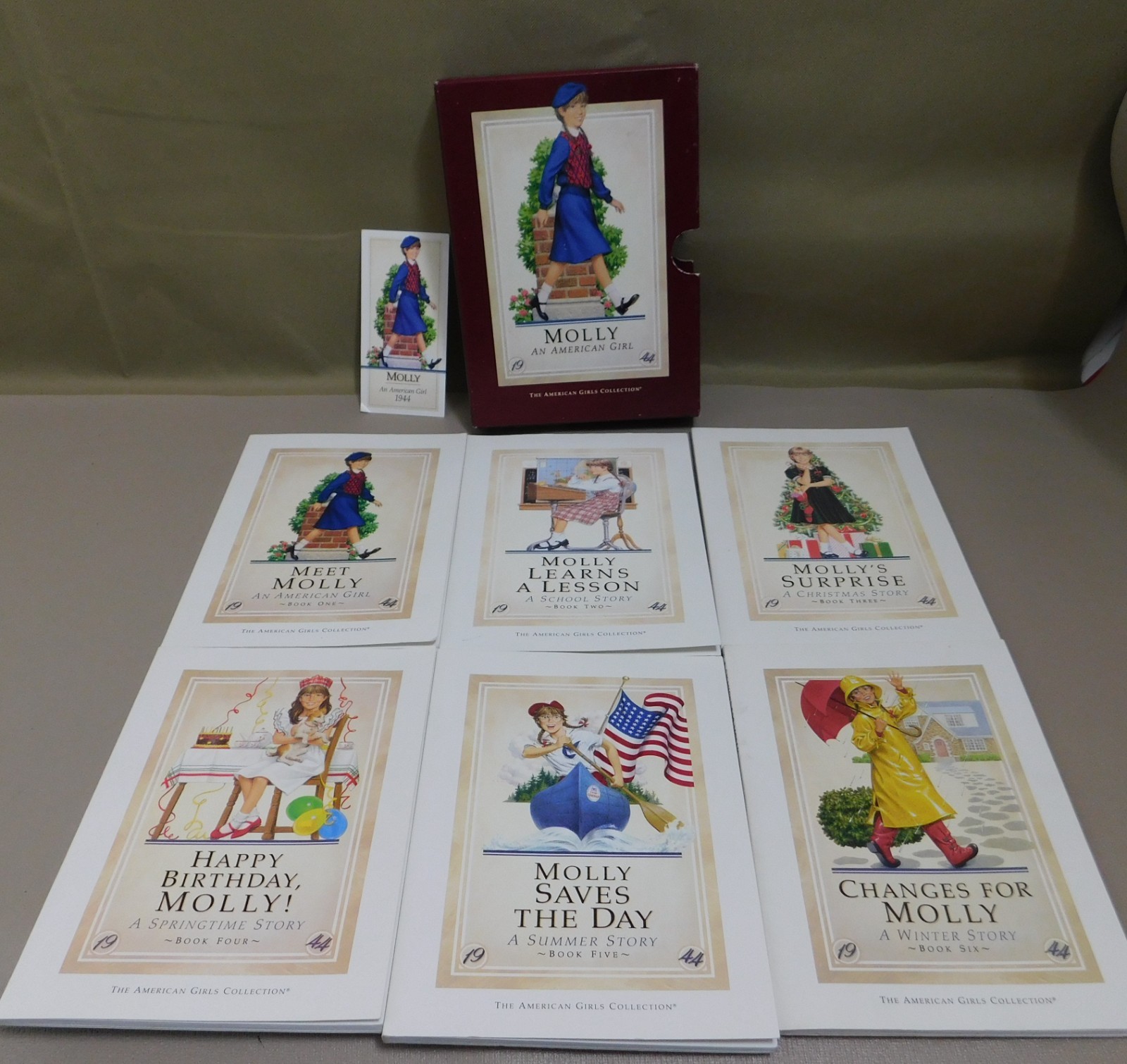 VTG MOLLY Pleasant Company American Girl Doll Books Complete Set 1st Ed READ