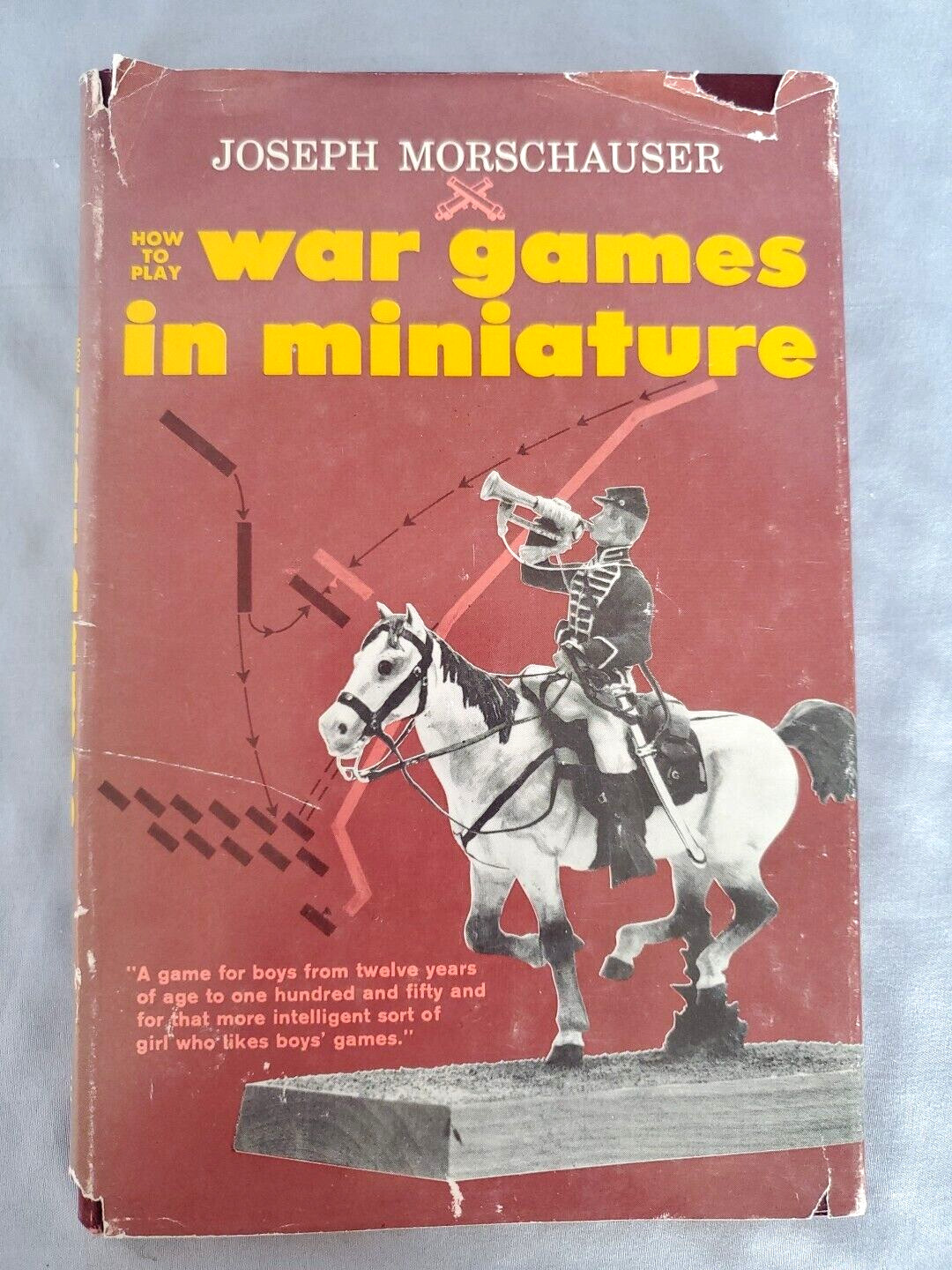 How to Play War Games in Miniature by Joseph Morschauser – Vintage Hardcover