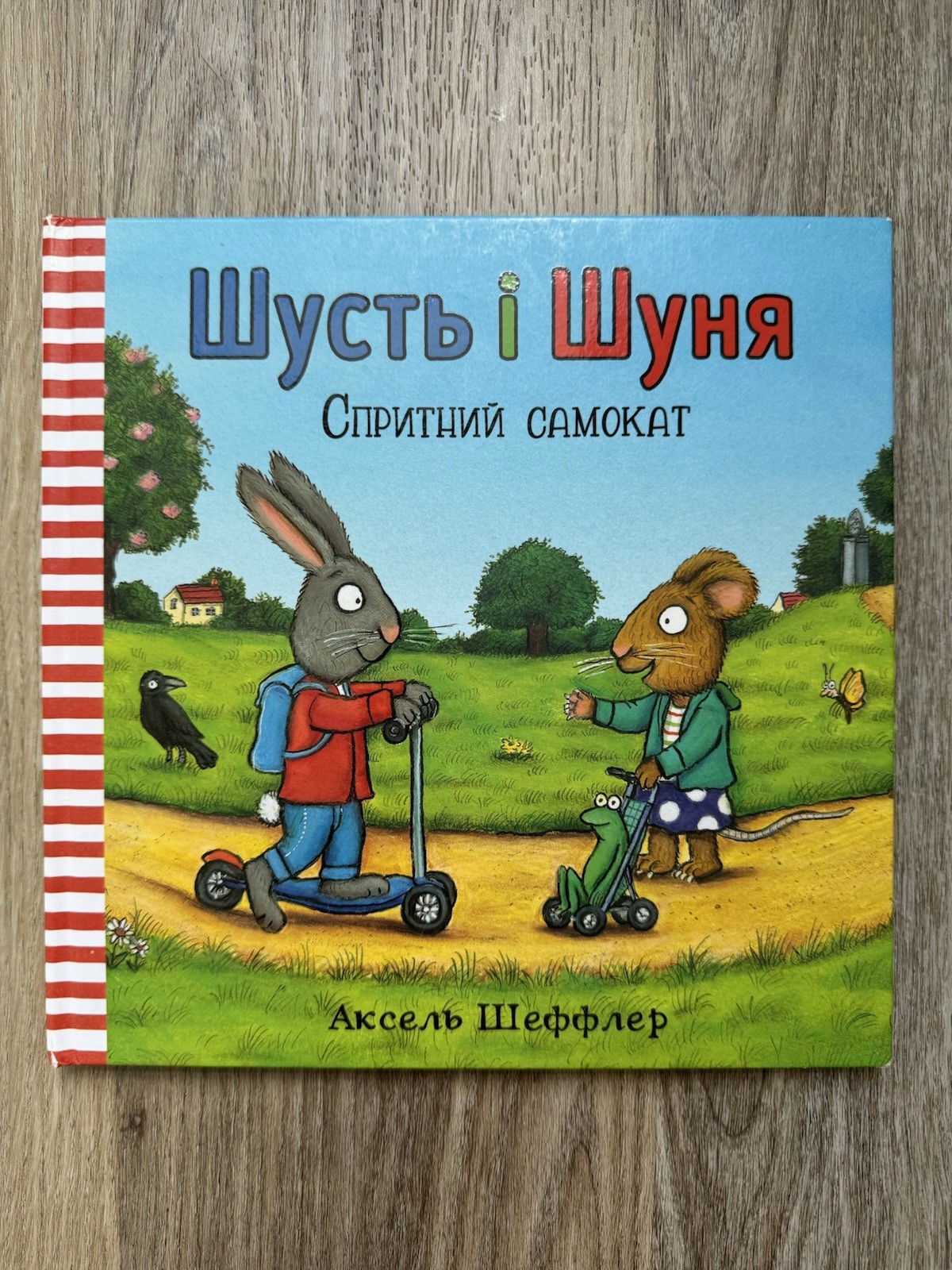 Шусть і Шуня: Спритний самокат Hardcover Ukrainian Ages 0-4 Illus 2018