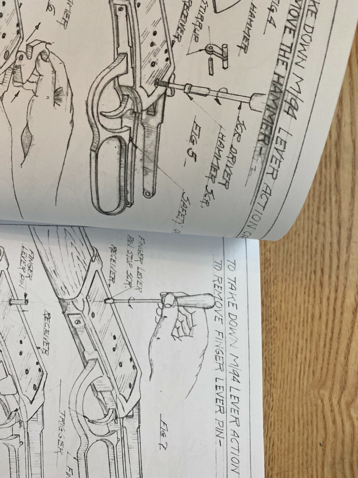 WINCHESTER MODELS 94 LEVER ACTION CARBINE GUNSMITH MANUAL (62 Pages)