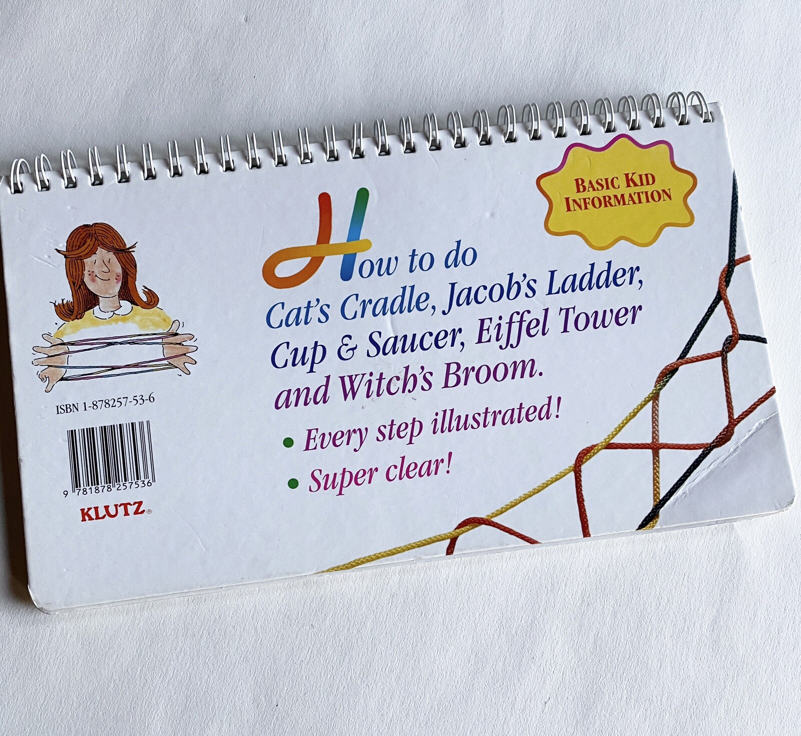 Cat’s Cradle: How To Book Of String Figures; Anne Akers Johnson Klutz