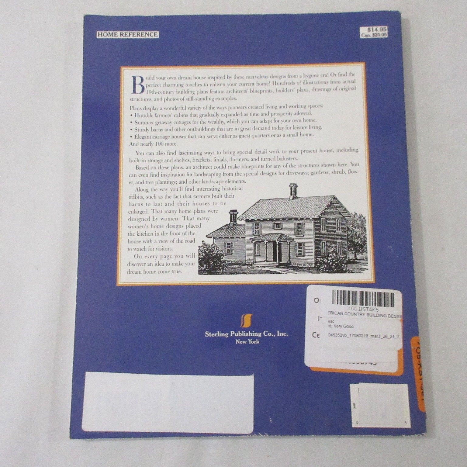 American Country Building Design Donald J. Berg AIA 19th-Century Farmhouse Plans