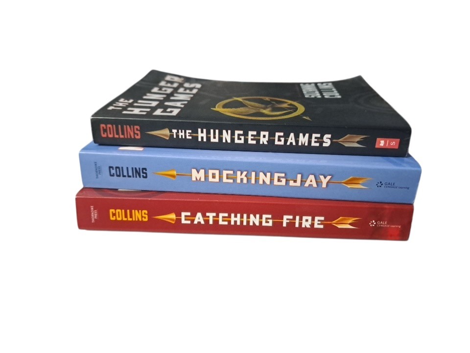 The Hunger Games 3 Book Set : Suzanne Collins LARGE PRINT * MOCKINGJAY*CATCHING