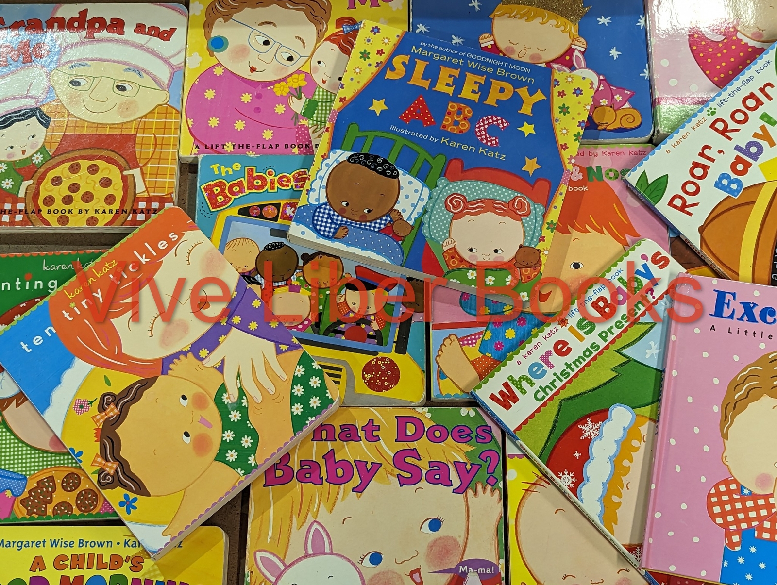 Lot of 5 Karen Katz Board Books for Children’s/ Kids/ Toddler *Random Mix*