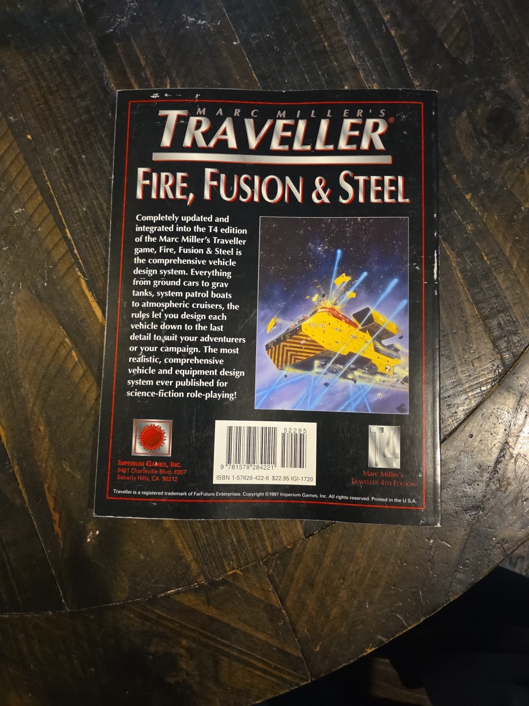 Marc Miller’s Traveller FIRE, FUSION & STEEL 4th Edition Softcover (N4)