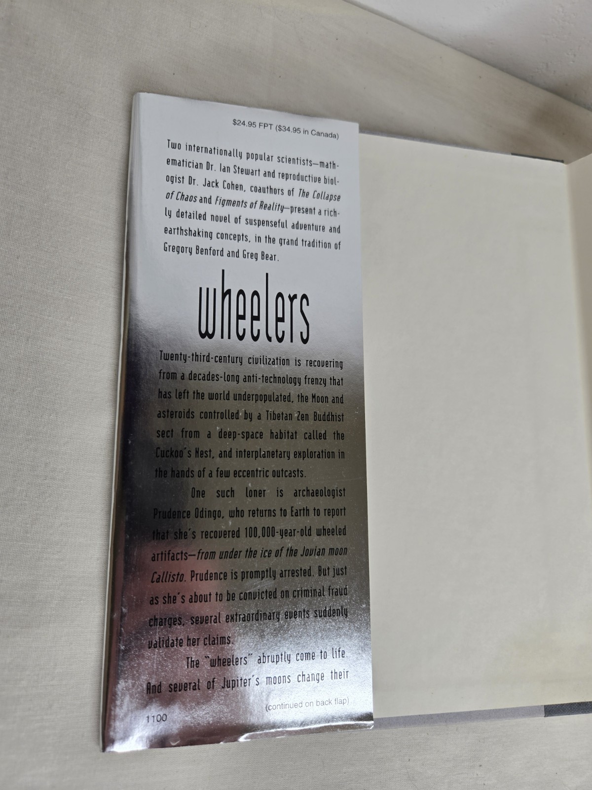 Wheelers by Jack Cohen and Ian Stewart 2000 Hardcover – True First Edition