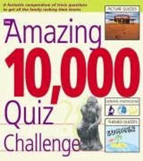The Amazing 10000 Quiz Challenge Paperback Roy, Preston, Sue Pres