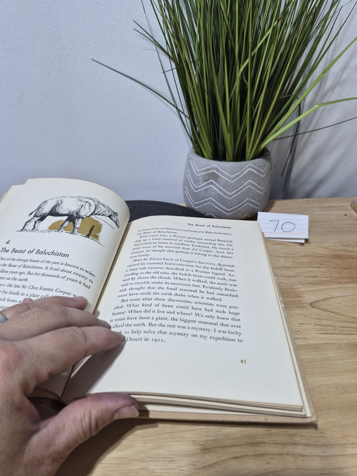 All About Strange Beasts of the Past by Roy Chapman Andrews 1956 Hardcover