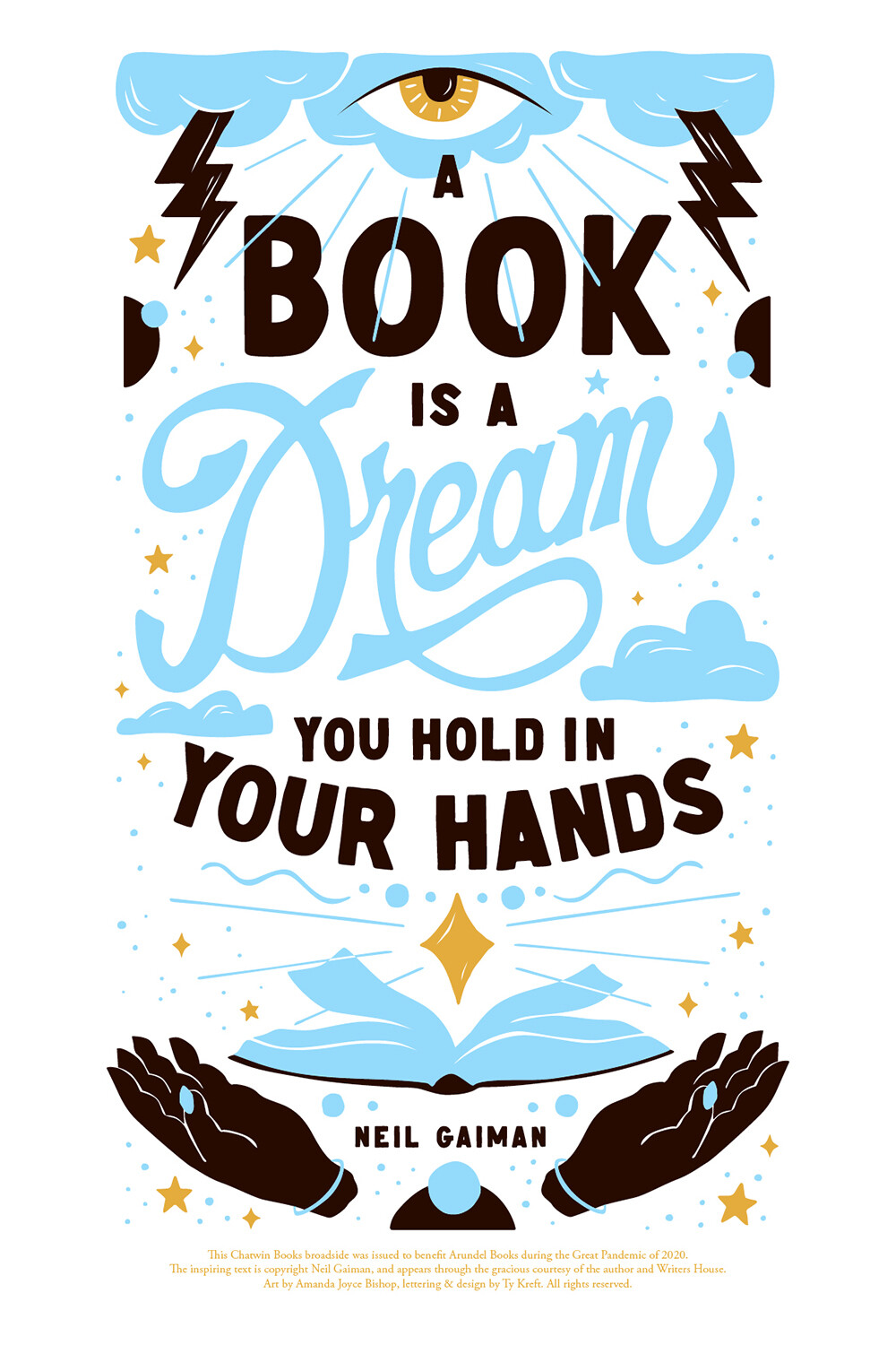 Neil Gaiman A Book is a Dream You Hold in Your Hands Regular Edition