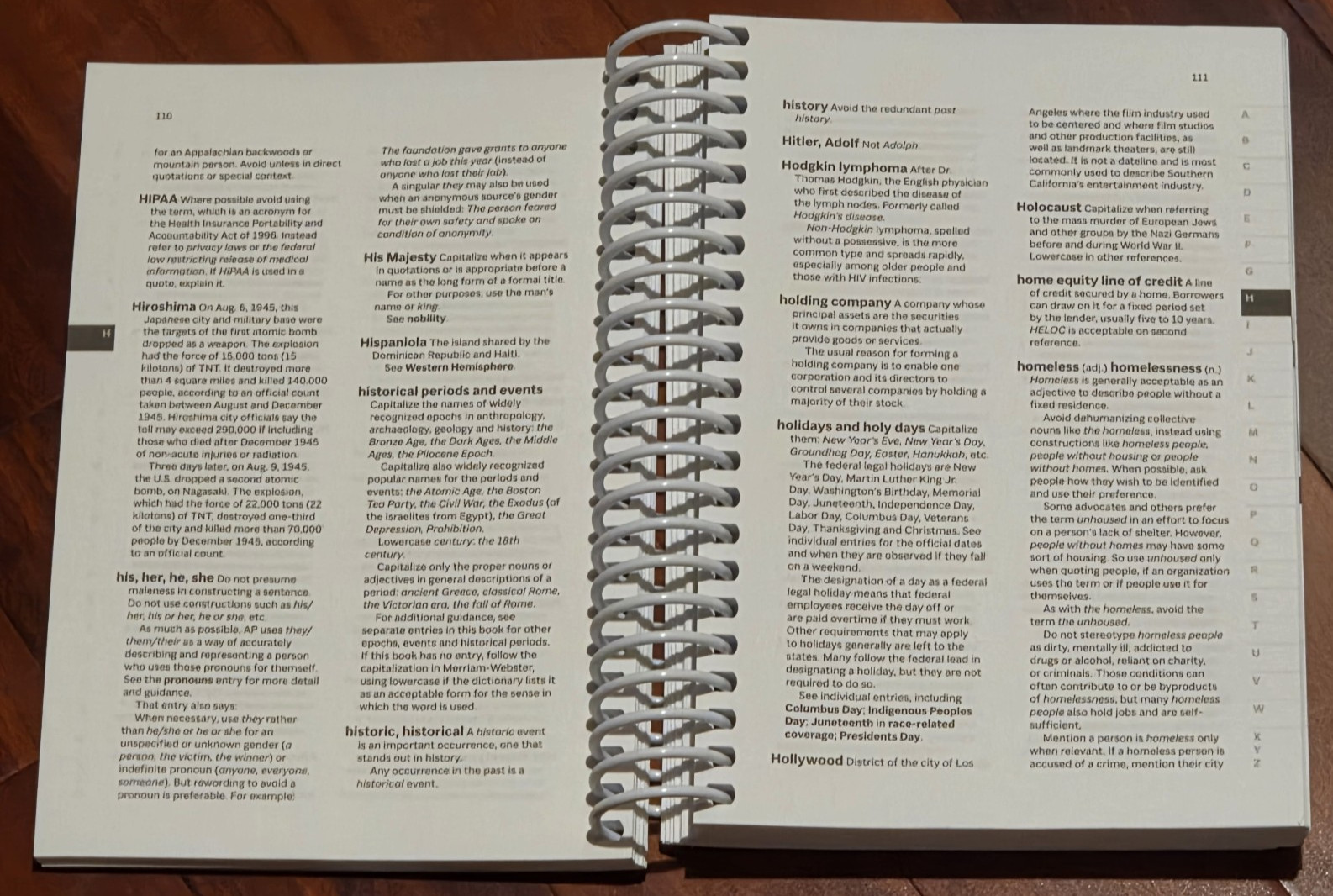 EXCELLENT AP Stylebook, 57th Edition Spiral-bound, by Associated Press 2024-2026