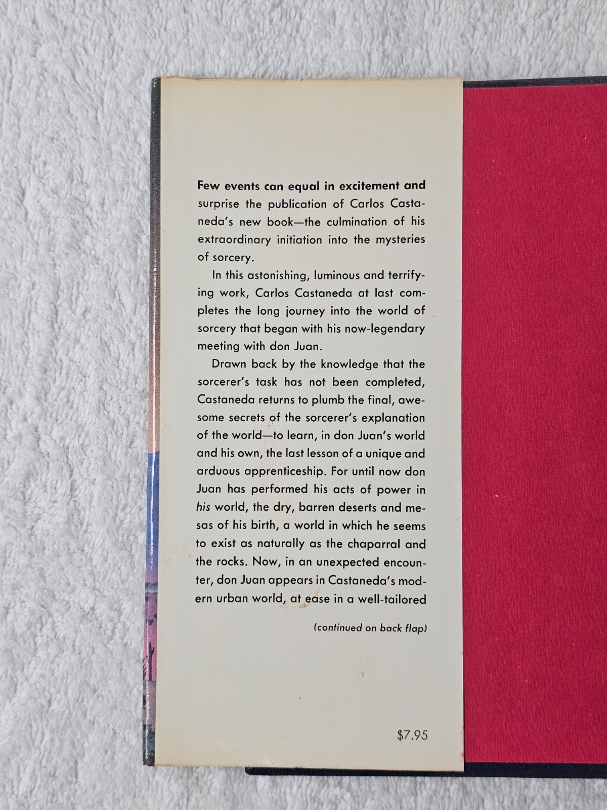 Tales of Power Carlos Castaneda 1974 First Edition First Printing Dust Jacket