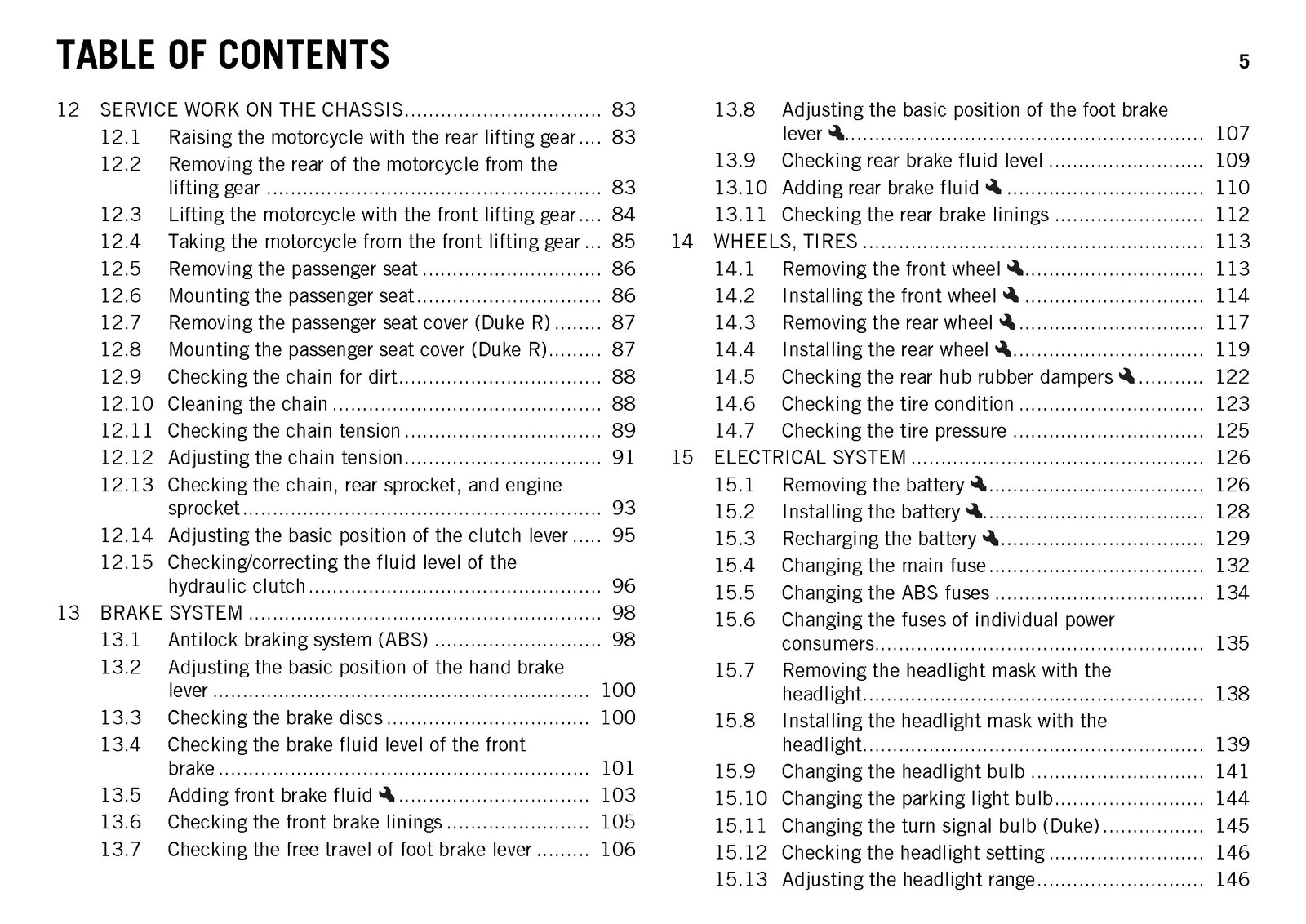 KTM 690 Duke 690 Duke R Owners Manual 2016 – STEEL WIRE BOUND – TOUGH COVERS