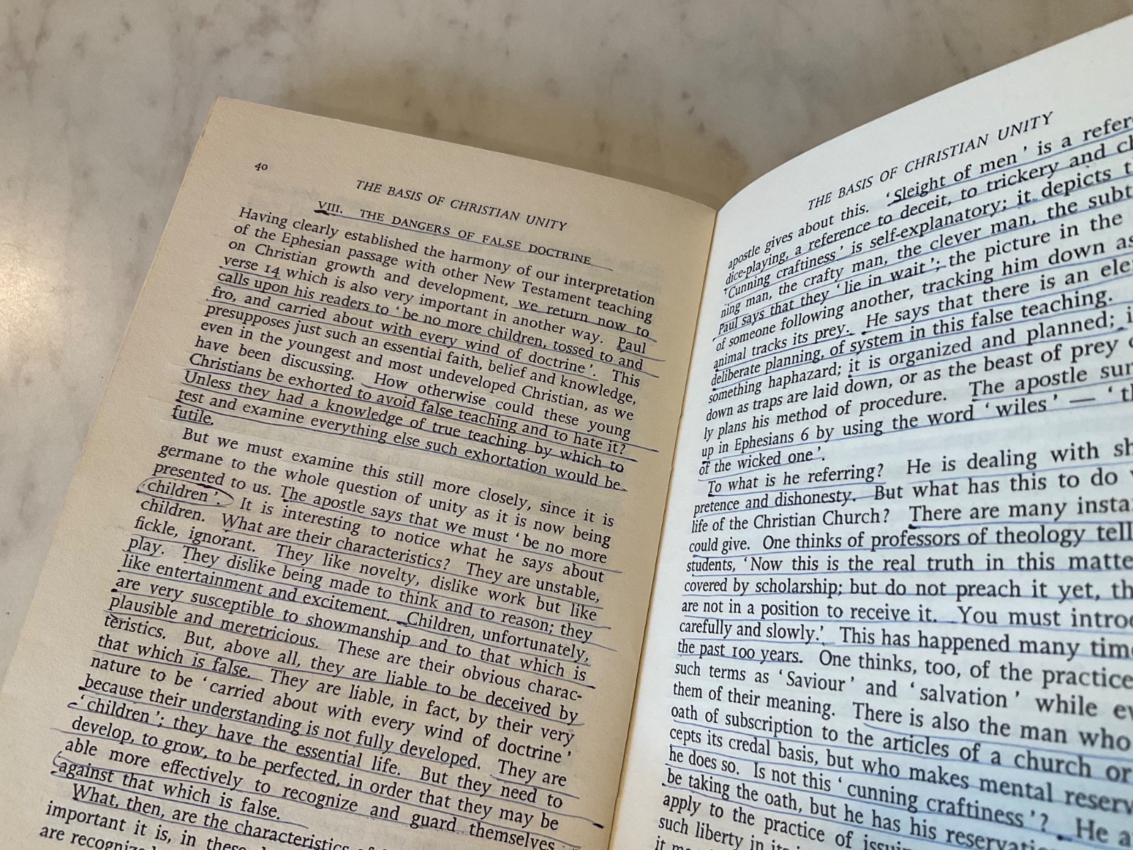 The Basis of Christian Unity 1965 Martyn Lloyd Jones Green Booklet