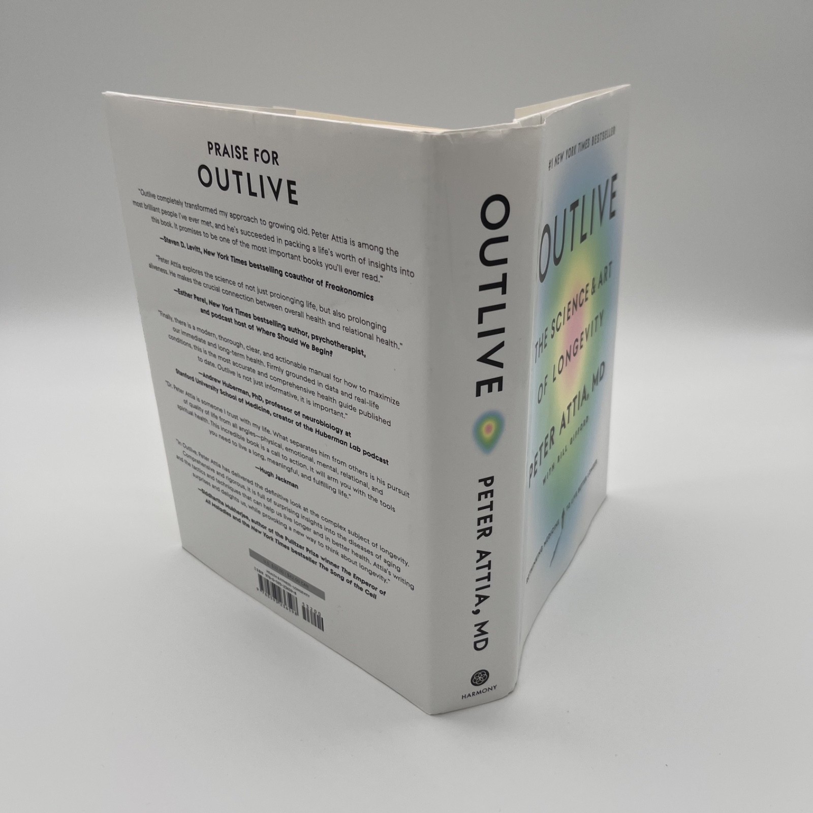 Outlive: The Science and Art of Longevity – Hardcover By Attia MD, Peter – GOOD