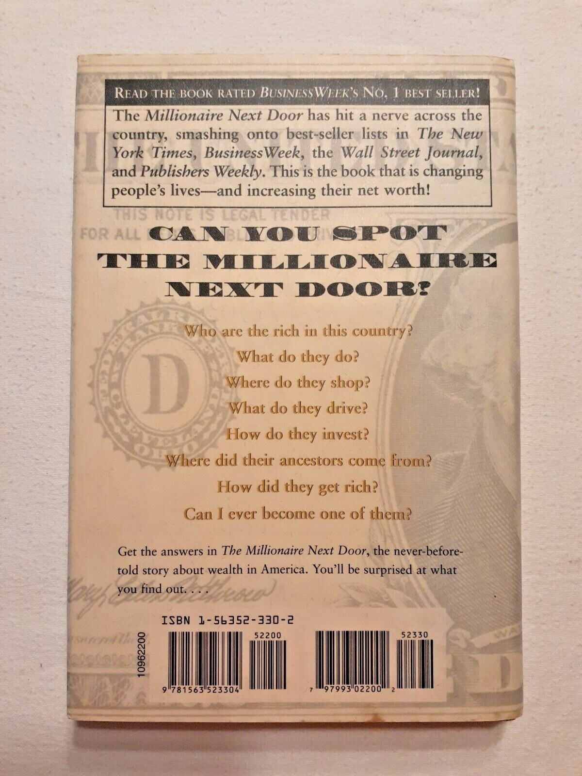The Millionaire Next Door By Thomas J Stanley & William D Danko