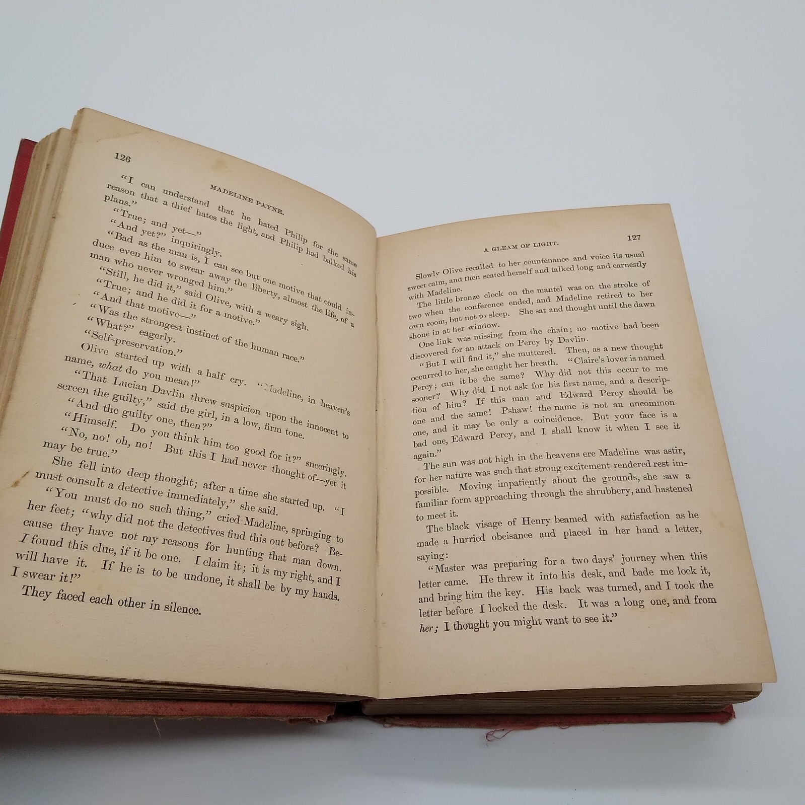 MADELINE PAYNE, THE DETECTIVES DAUGHTER by Lawrence L. Lynch 1885 HC Rare