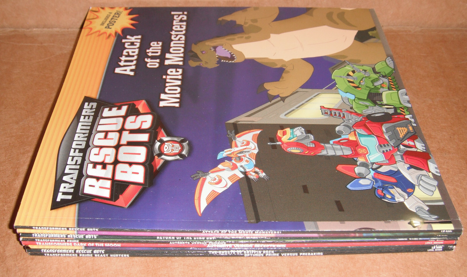 Lot of 8 Transformers 8 x 8 Books Paperback