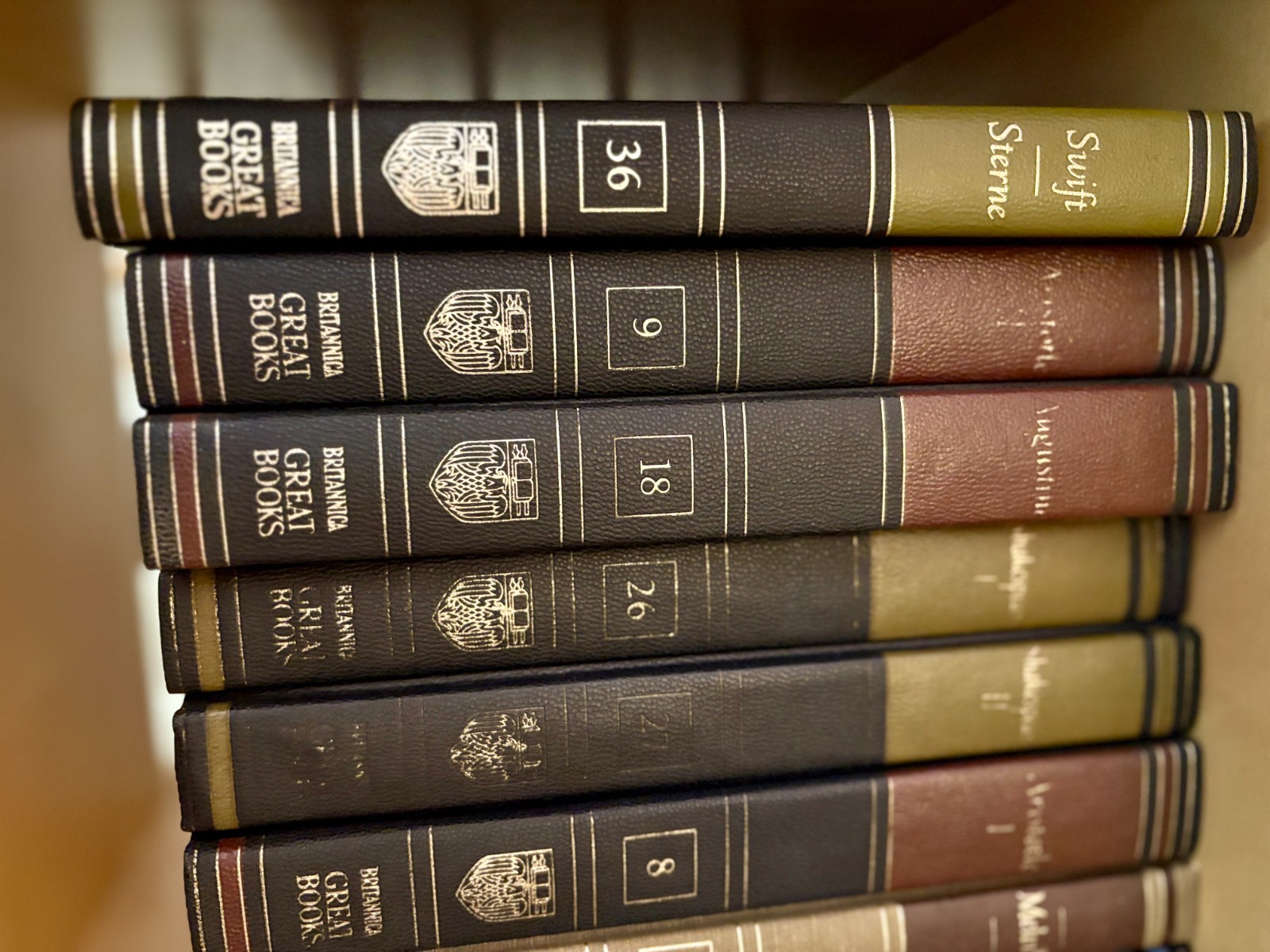 Great Books of the Western World YOU CHOOSE 1980s Black Spine Britannica Lot