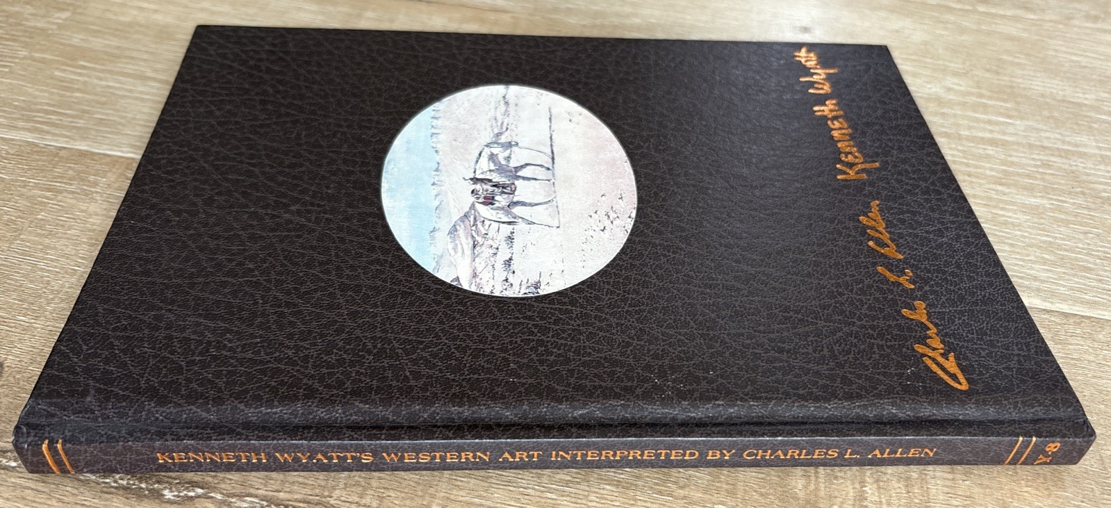 KENNETH WYATT’S Western Art Interpreted by Charles L. Allen SIGNED 1981 HC Y-8