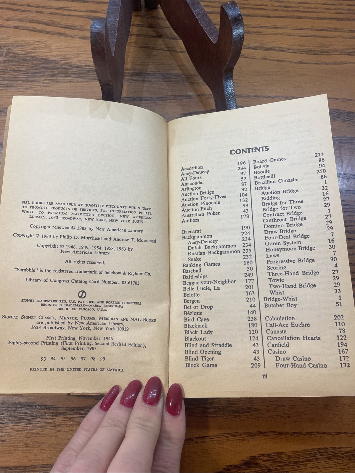 Play According to Hoyle PB Book by Morehead and Mott-Smith Cards Poker Chess