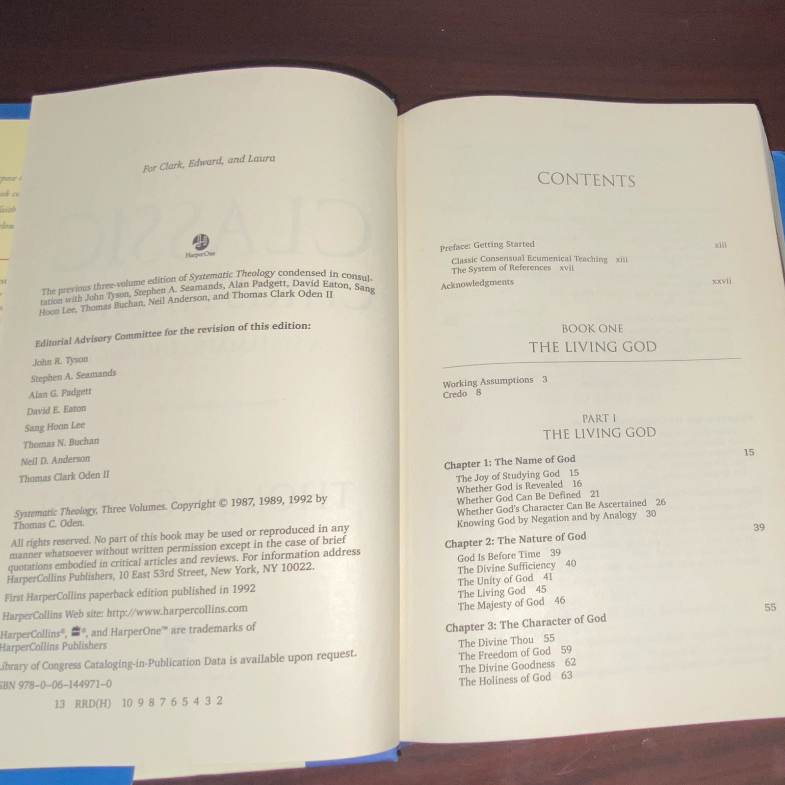 Thomas C. Oden Classic Christianity: A Systematic Theology HC 2009 944p