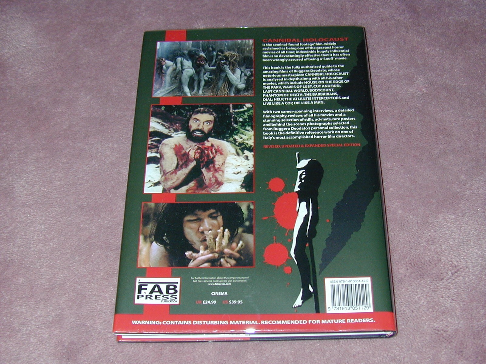 Cannibal Holocaust, Hardcover book by Harvey Fenton, signed/numbered 309/1500