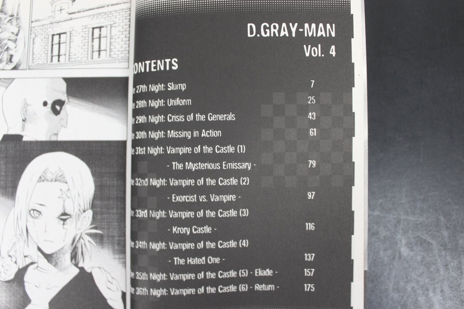 D.Gray-Man Vol 4 Katsura Hoshino 2007 Shonen Jump Manga VIZ Media ~VG